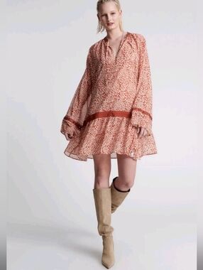 NWT One Teaspoon Night Prowler Dress - Tobacco